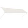 Voir la diapositive 2 : VIDAXL Auvent retractable 400x150 cm Creme
