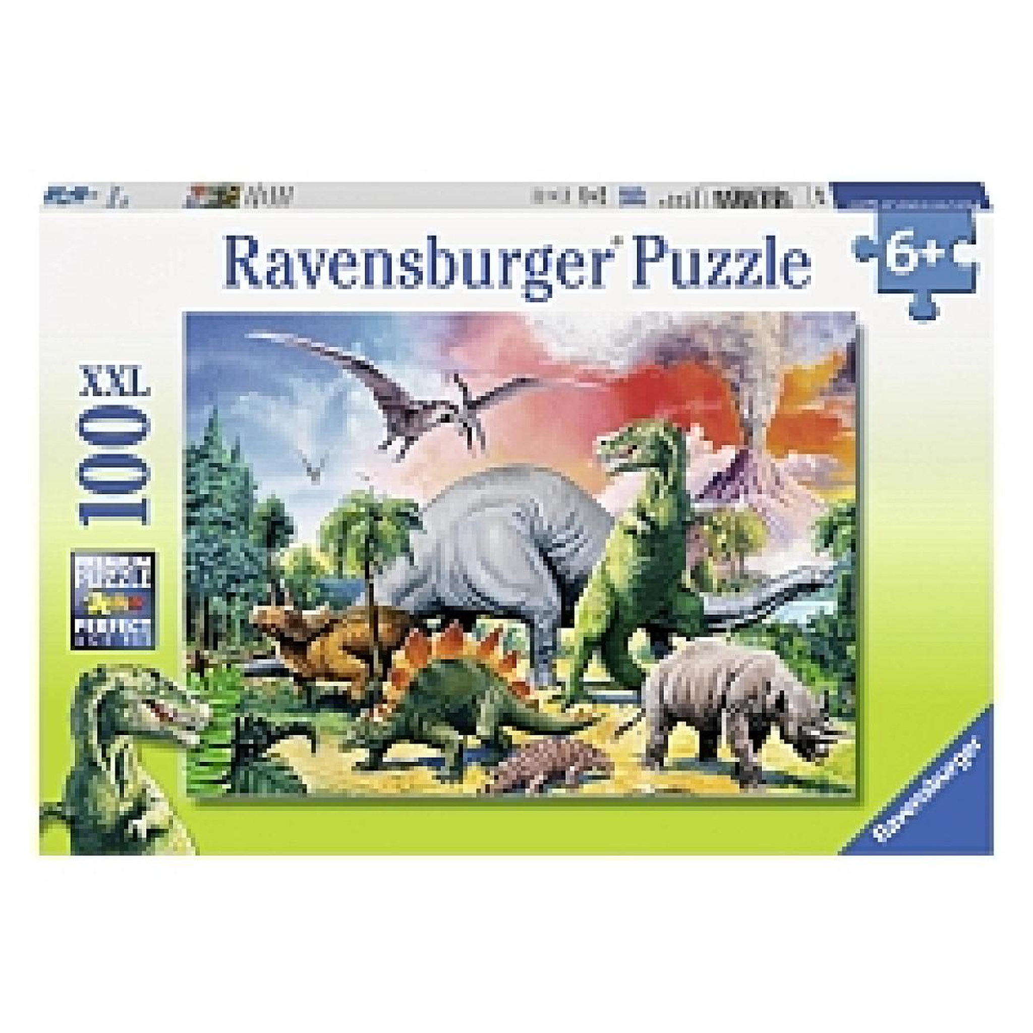 RAVENSBURGER 100P Au milieu des dinosaures