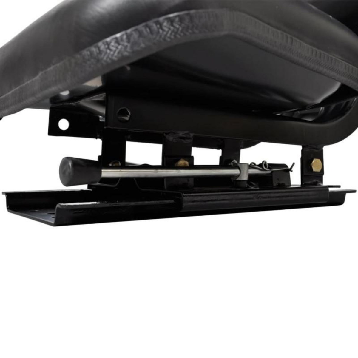 VIDAXL Siège de tracteur avec dossier Noir