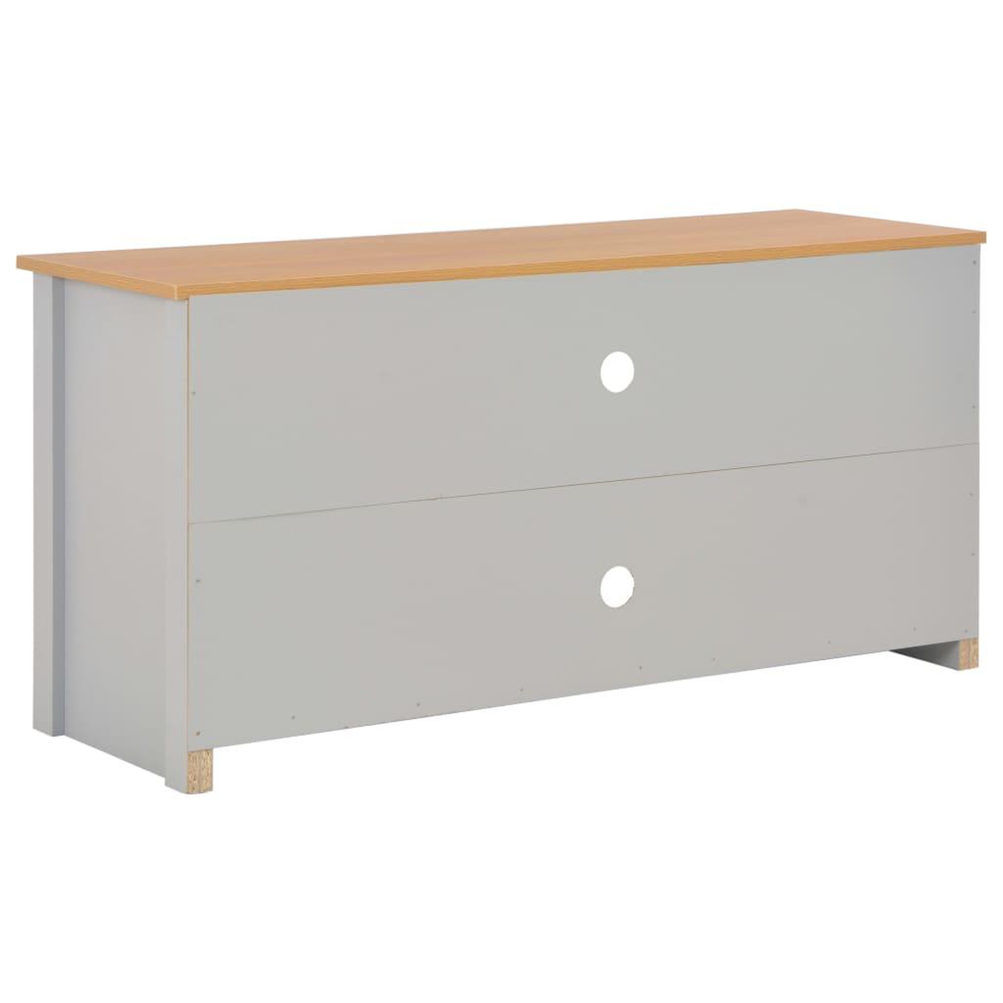 Voir la diapositive 4 : VIDAXL Meuble TV Gris 120x39x58 cm