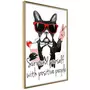 Paris Prix Affiche Murale Encadrée  Positive Bulldog 