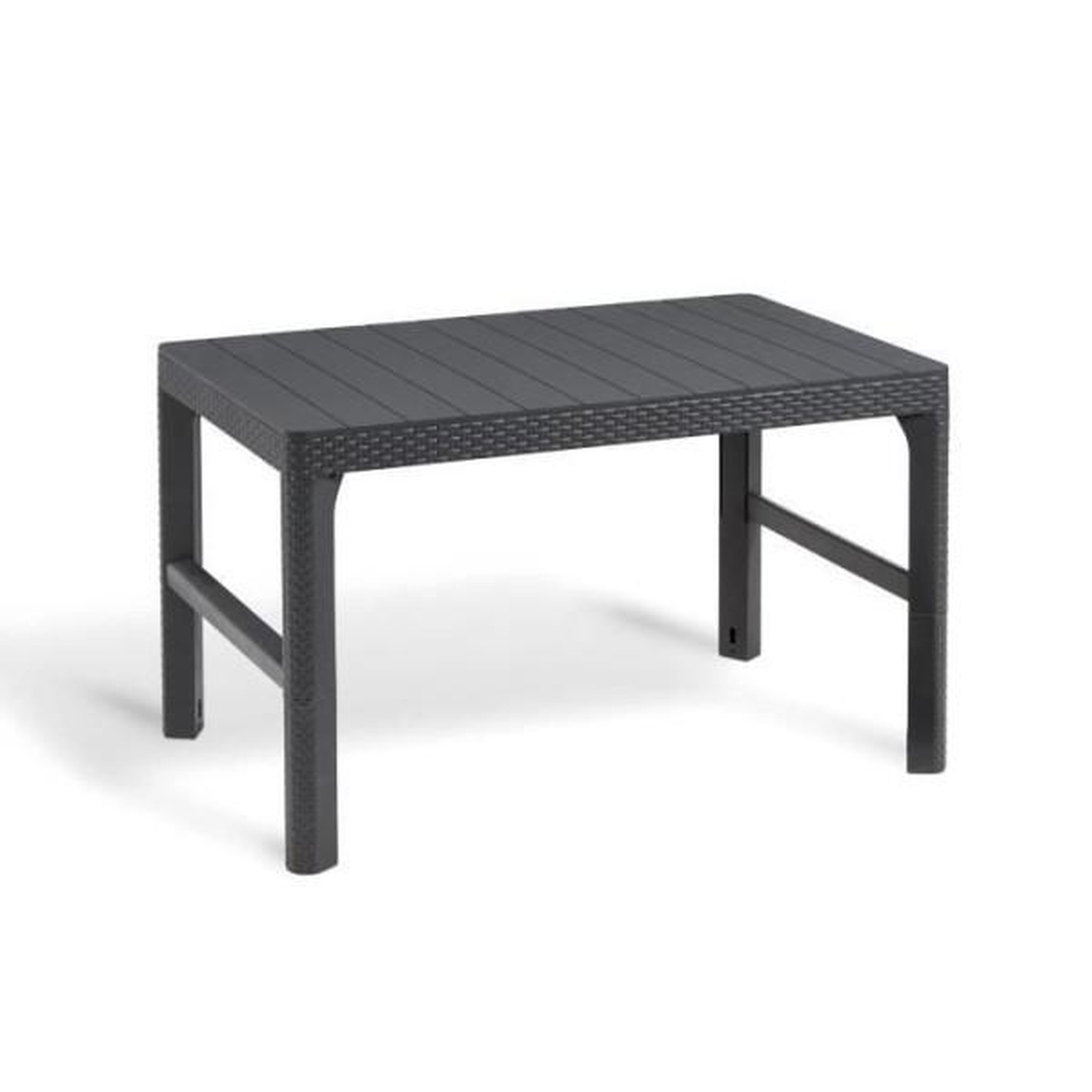 Voir la diapositive 4 : ALLIBERT by KETER Salon de jardin - en résine aspect rotin tressé - Allibert by KETER - 5 personnes - SanRemo - Gris graphite