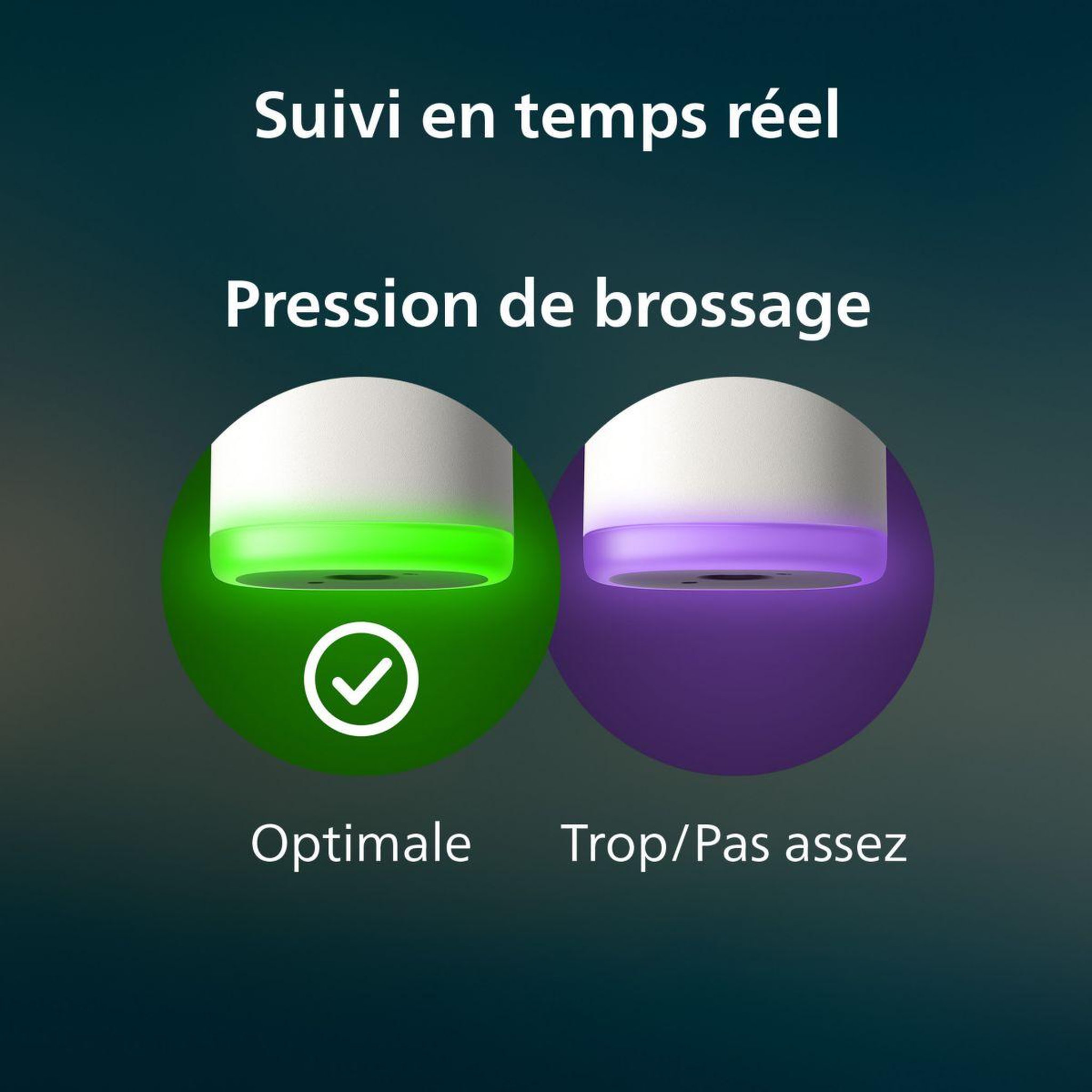 Voir la diapositive 5 : Philips Brosse à dents électrique Sonicare Série 8500 nouvelle génération HX8513/11 blanche