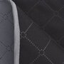 VIDAXL Couverture de pique-nique Gris et noir 150 x 200 cm