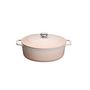 Voir la diapositive 1 : Chasseur Cocotte ovale en fonte émaillée 29cm champagne - PUC472901A