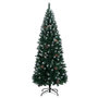 Voir la diapositive 3 : VIDAXL Sapin de Noël artificiel 300 LED 210 cm