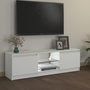 Voir la diapositive 5 : VIDAXL Meuble TV avec lumieres LED Blanc 120x30x35,5 cm