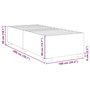Voir la diapositive 6 : VIDAXL Cadre de lit sans matelas vert fonce 100x200 cm velours