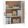 Voir la diapositive 4 : VIDAXL Armoire murale Blanc brillant 69,5x32,5x90 cm Bois d'ingenierie