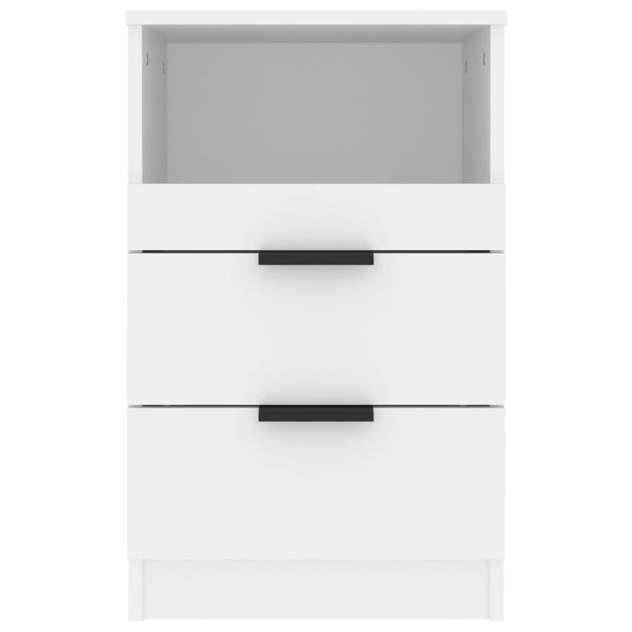 Voir la diapositive 4 : VIDAXL Tables de chevet 2 pcs Blanc Bois d'ingenierie