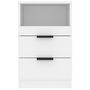 Voir la diapositive 4 : VIDAXL Tables de chevet 2 pcs Blanc Bois d'ingenierie