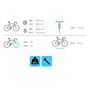 Voir la diapositive 3 : MENABO Porte-vélos d'attelage plateforme Race 4 