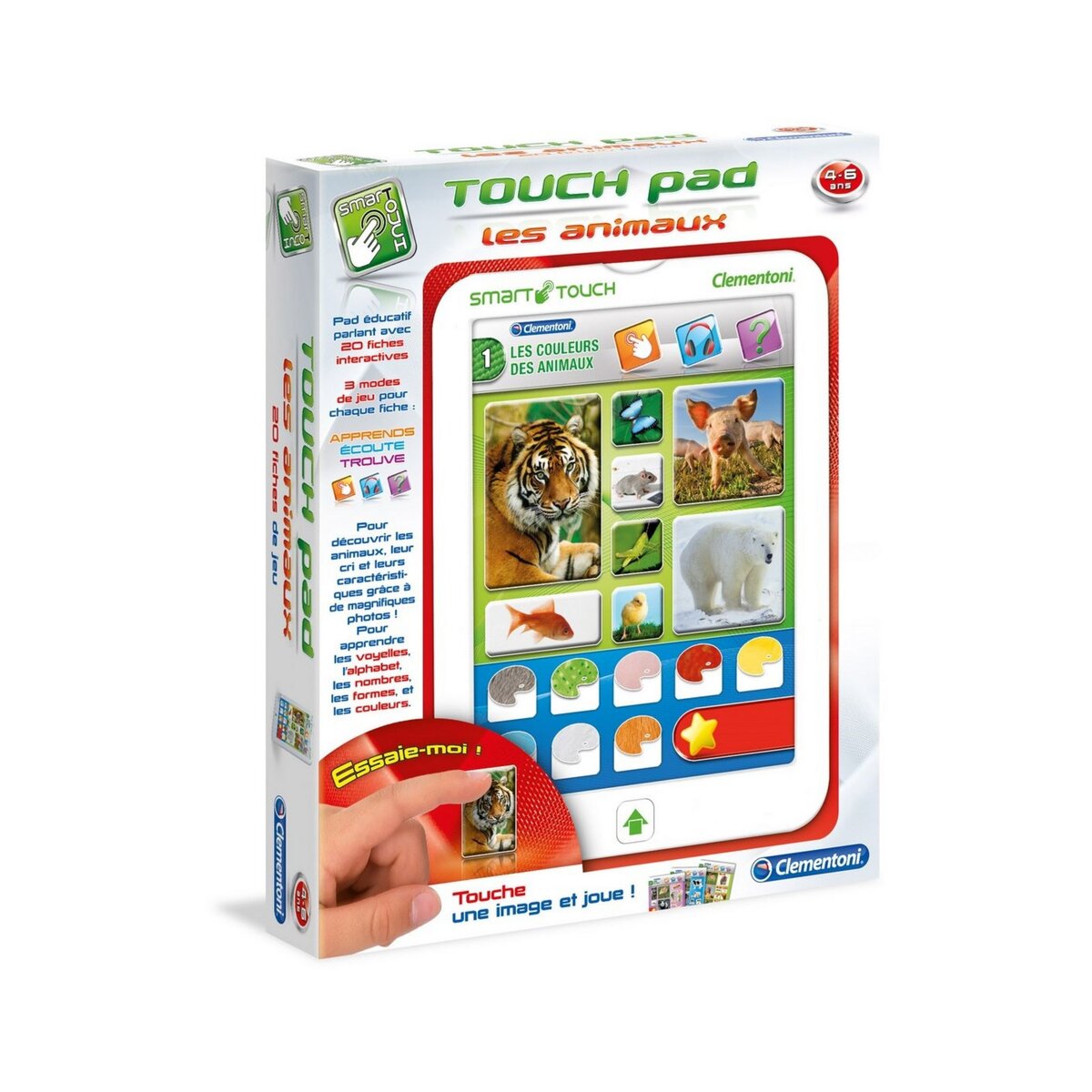 CLEMENTONI Touch Pad - Animaux