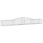 Voir la diapositive 3 : VIDAXL Paniers a gabions arques 15 pcs 400x50x40/60 cm Fer galvanise