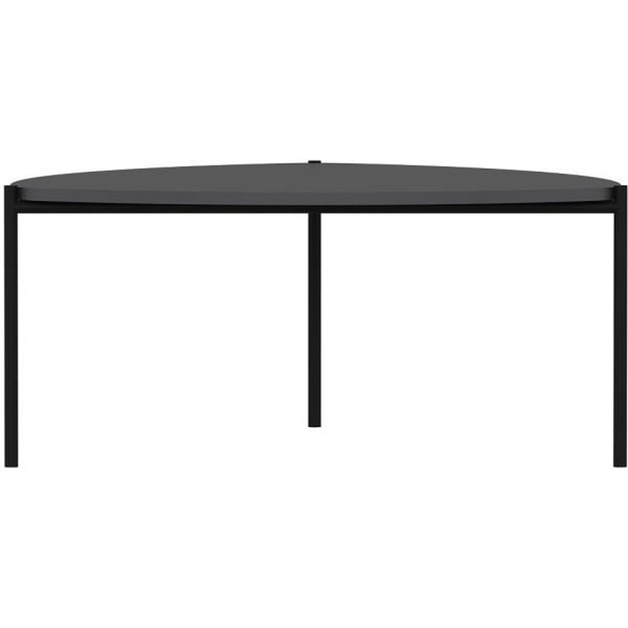 Voir la diapositive 6 : Habitat et Jardin Table basse en bois  lenny  - 90 x 89 x 40 cm - gris anthracite