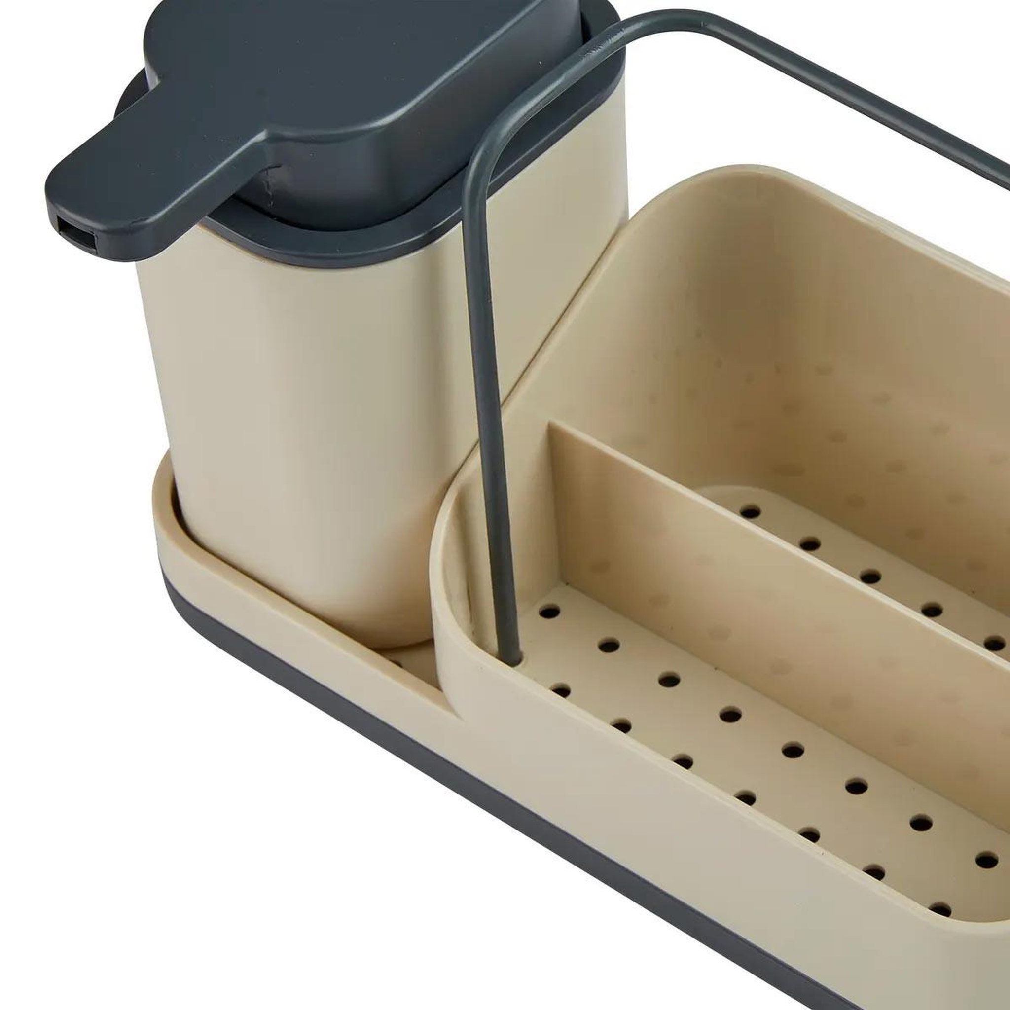 Voir la diapositive 4 : FIVE Organiseur d'évier 4 en 1  néo  21cm beige