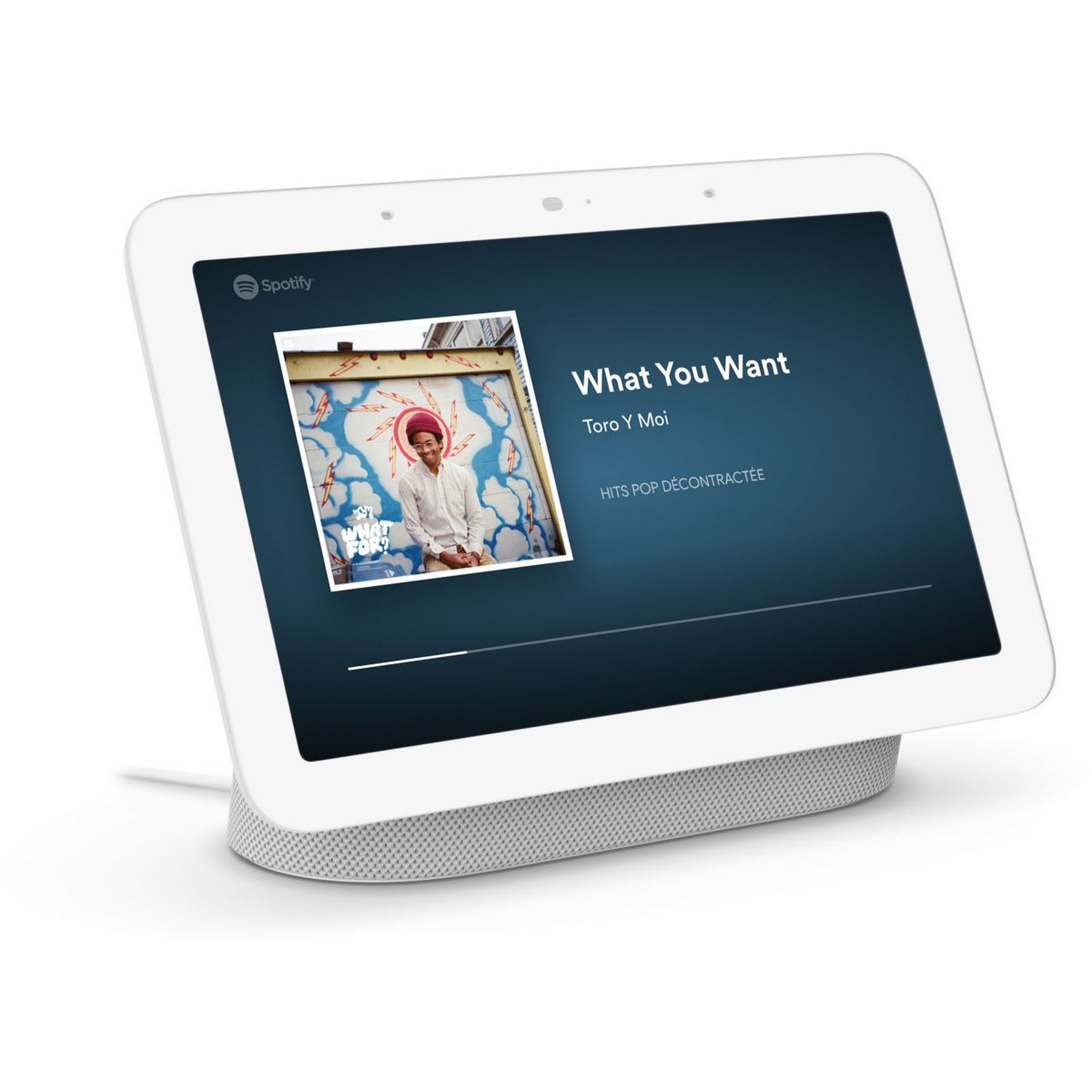 Voir la diapositive 5 : GOOGLE Assistant vocal Nest Hub 2 Galet
