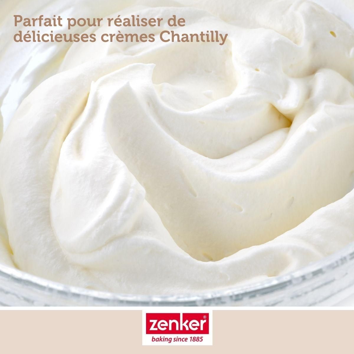 ZENKER Lot de 12 cartouches de protoxyde d'azote pour siphon à Chantilly Zenker Smart Pastry