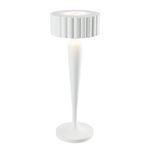Lumisky Lampe de table sans fil touch LED TWIGGY Blanc Aluminium H26cm