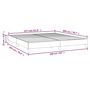 Voir la diapositive 6 : VIDAXL Cadre de lit sans matelas vert fonce 160x200 cm velours