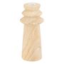 Voir la diapositive 3 : ATMOSPHERA Duo de bougeoirs en bois - Beige