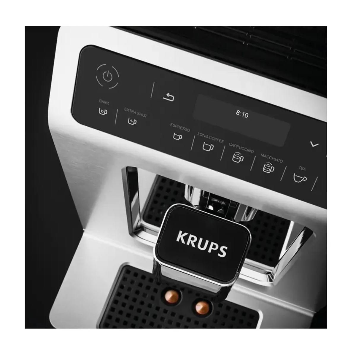 KRUPS Robot café gris métal - YY4356FD