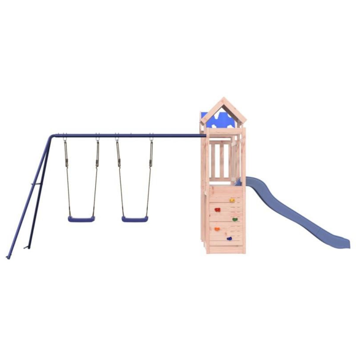 VIDAXL Aire de jeux d extérieur bois massif de douglas