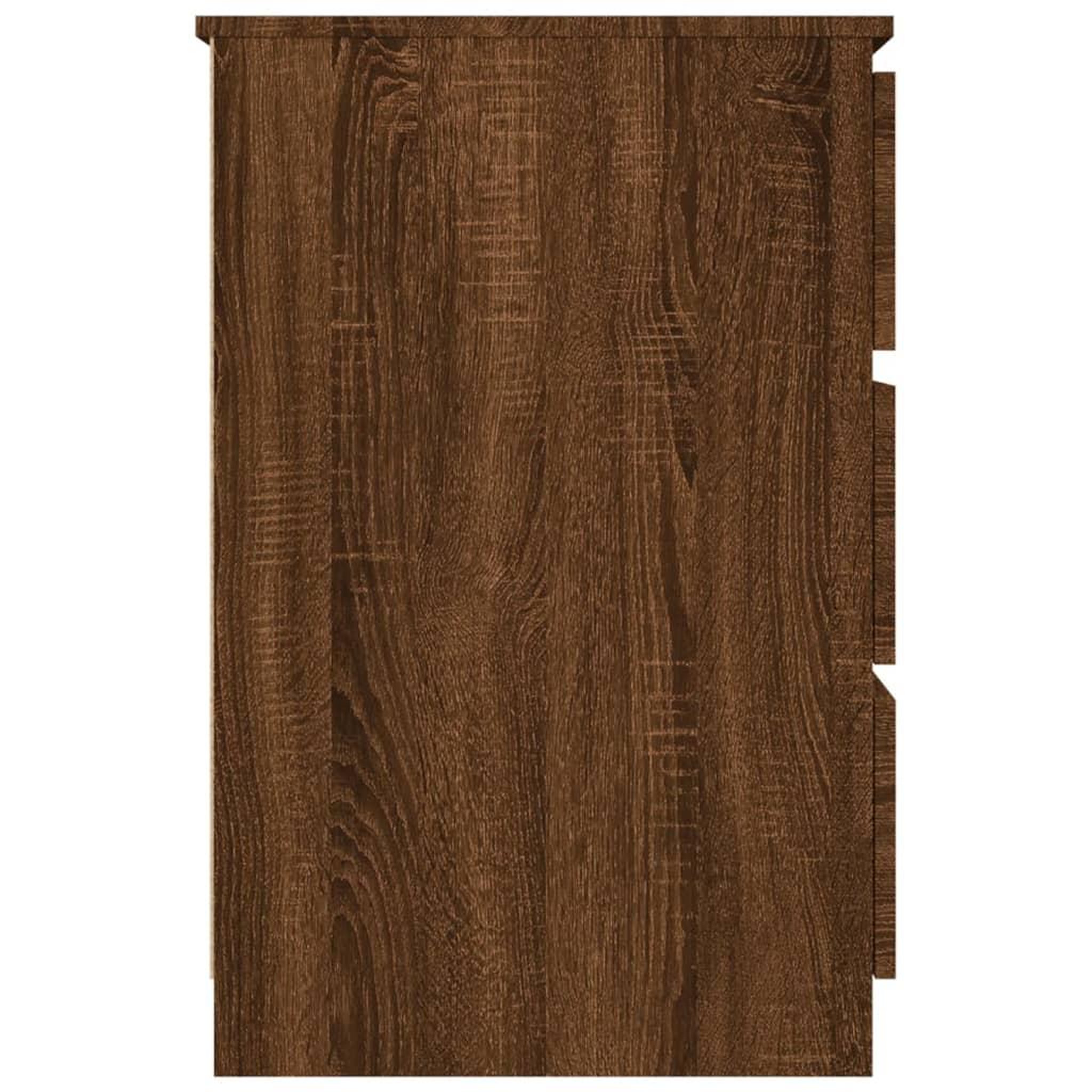 Voir la diapositive 4 : VIDAXL Bureau Chene marron 140x50x77 cm Bois d'ingenierie
