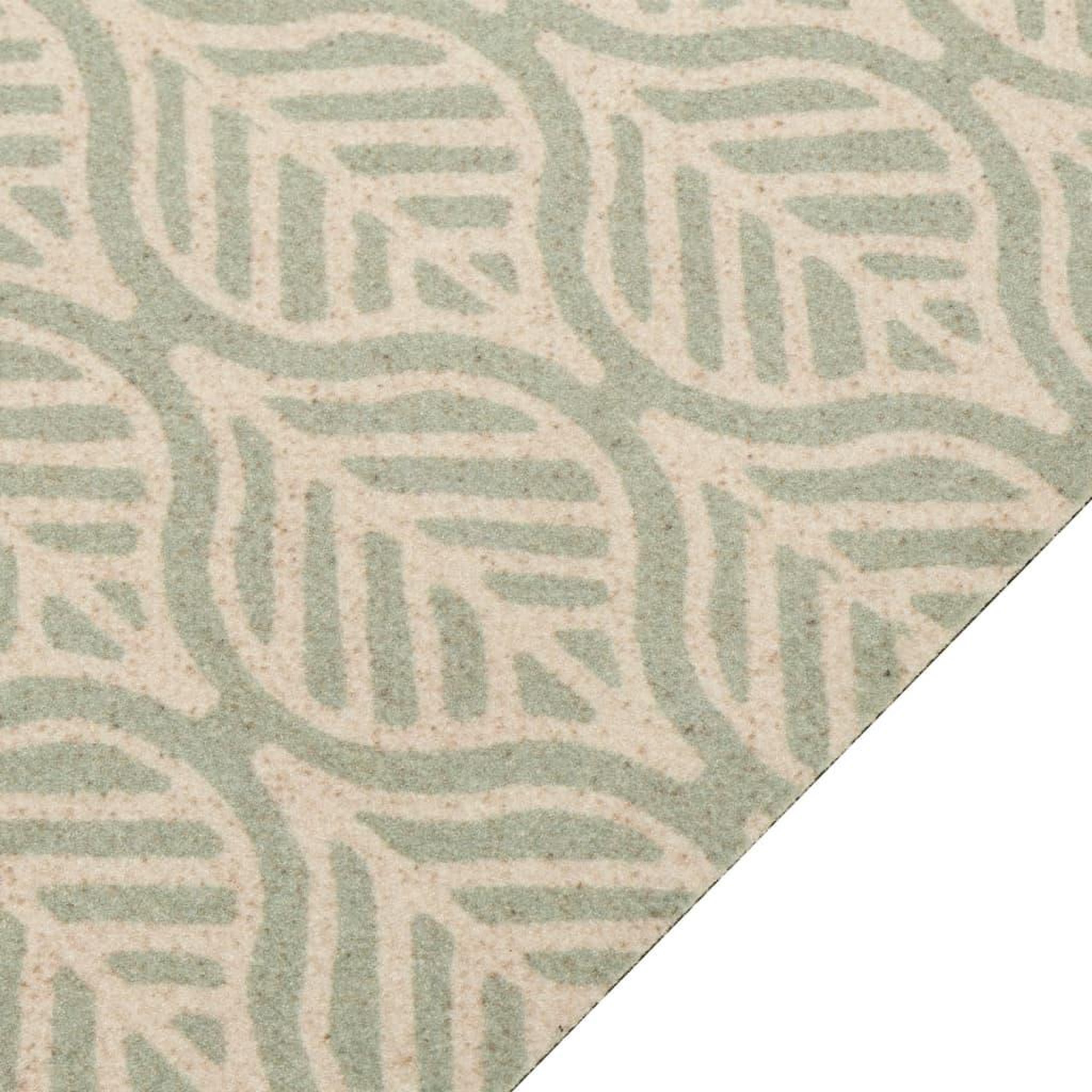 Voir la diapositive 3 : VIDAXL Tapis de cuisine lavable impression feuilles 45x150 cm velours