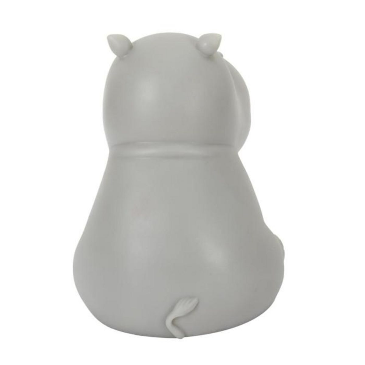Paris Prix Lampe Veilleuse Enfant Led  Hippopotame  16cm Gris