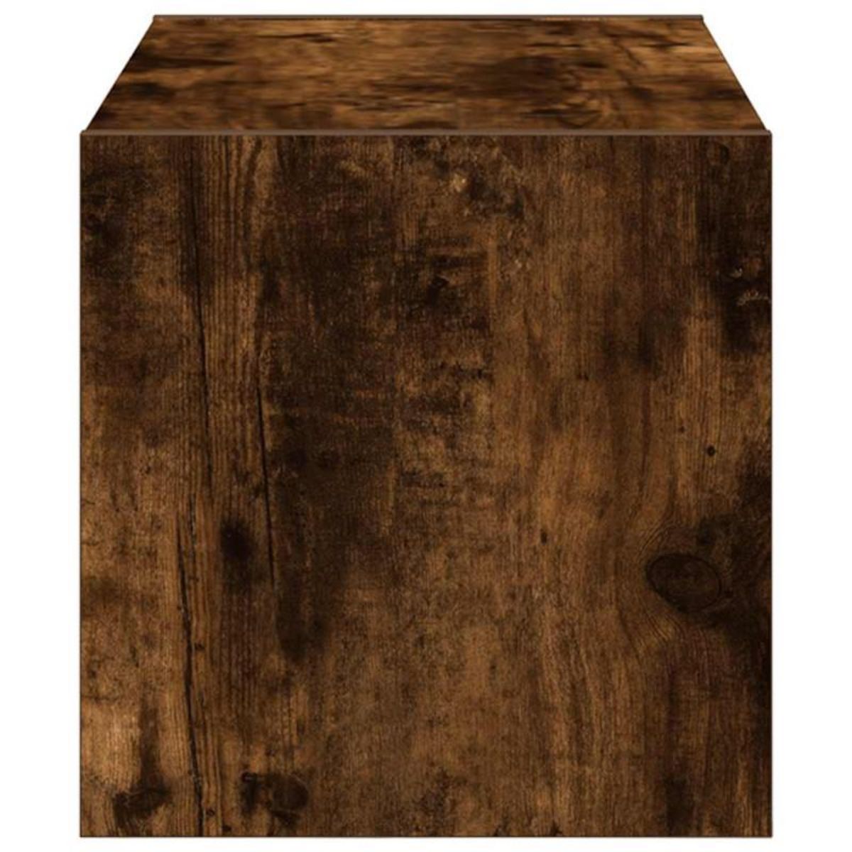 VIDAXL Étagère à chaussures empilable chêne fumé 60x30x30,5 cm