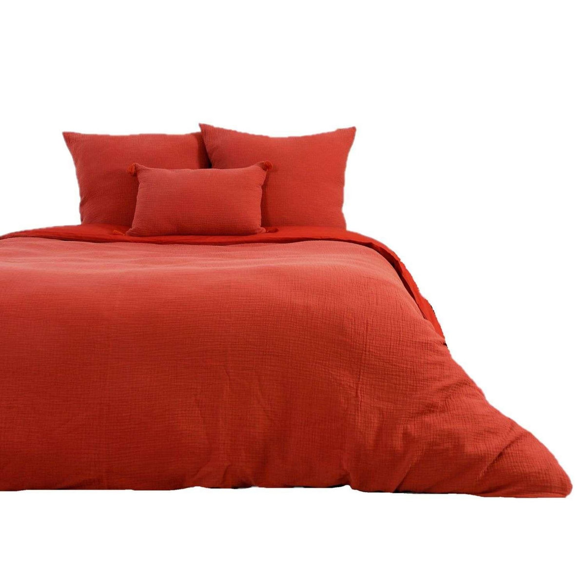 COTE DECO Parure de lit - Double gaze de coton