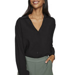 Vila Chemise e Femme Vila Domira. Coloris disponibles : Noir