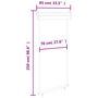 Voir la diapositive 6 : VIDAXL Auvent lateral de balcon 85x250 cm Marron