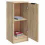 Voir la diapositive 5 : VIDAXL Buffet Chene sonoma 30x30x70 cm Bois d'ingenierie
