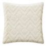 Voir la diapositive 1 : ATMOSPHERA Coussin Imitation Fourrure  Mara  45x45cm Blanc