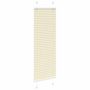 Voir la diapositive 3 : VIDAXL Store plisse creme 50x150 cm largeur du tissu 49,4 cm polyester