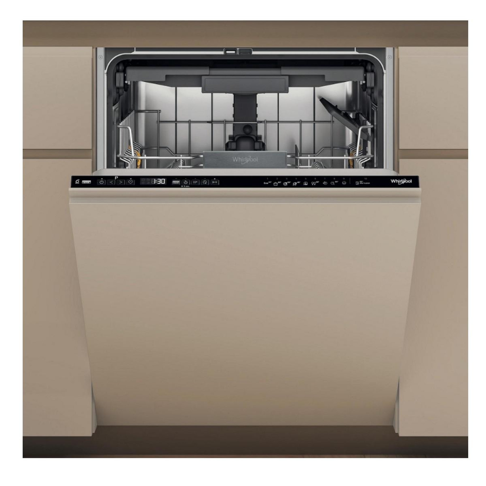 Whirlpool Lave-vaisselle 60cm 15 couverts 38db tout intégrable - wh7ia15am6l0