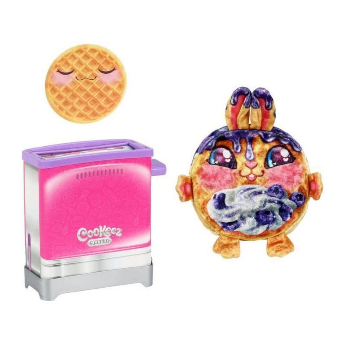 MOOSE TOYS Toasty - MOOSE TOYS - COOKEEZ MAKERY - Peluche parfumée en forme de toast, grille-pain interactif