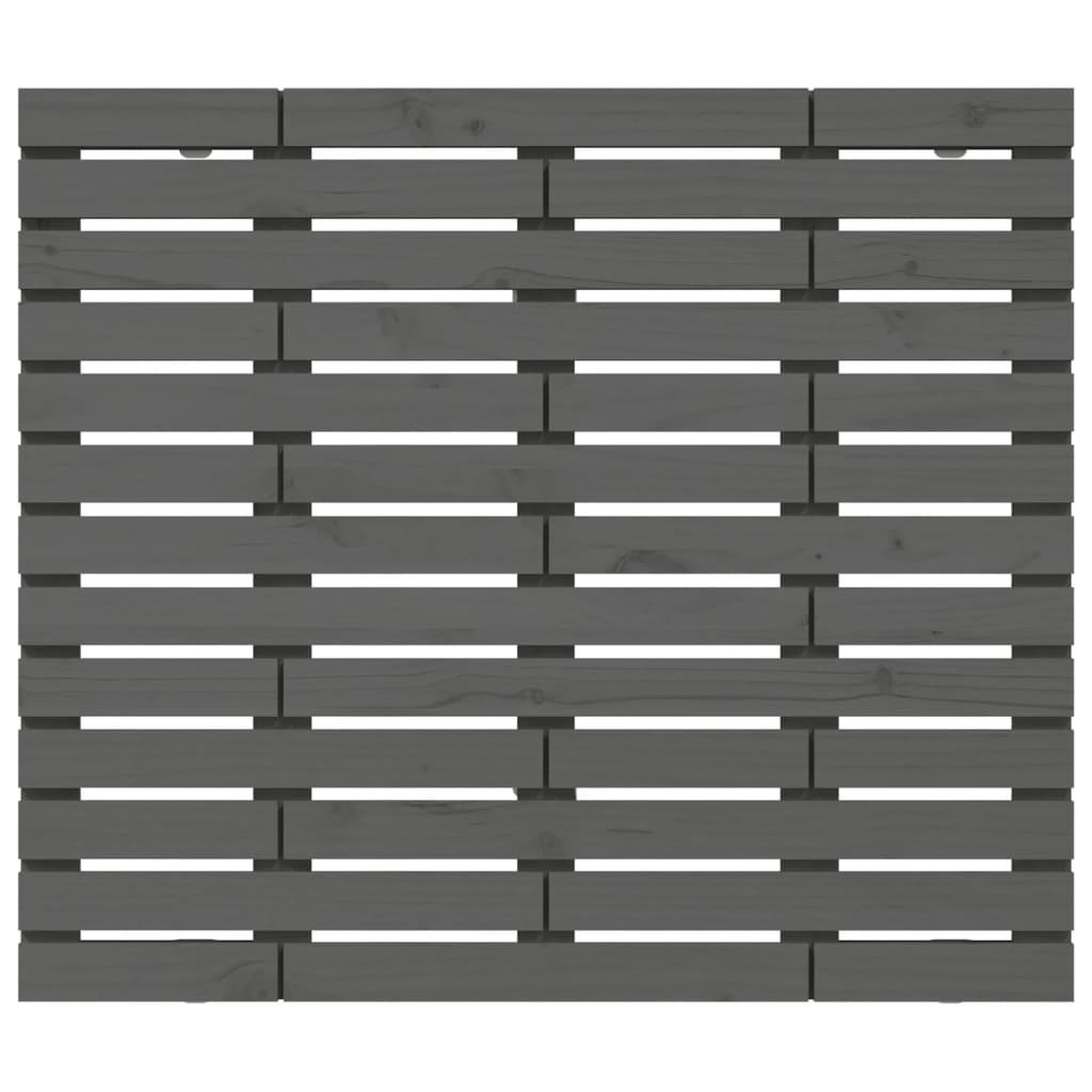 Voir la diapositive 4 : VIDAXL Tete de lit murale Gris 81x3x91,5 cm Bois massif de pin