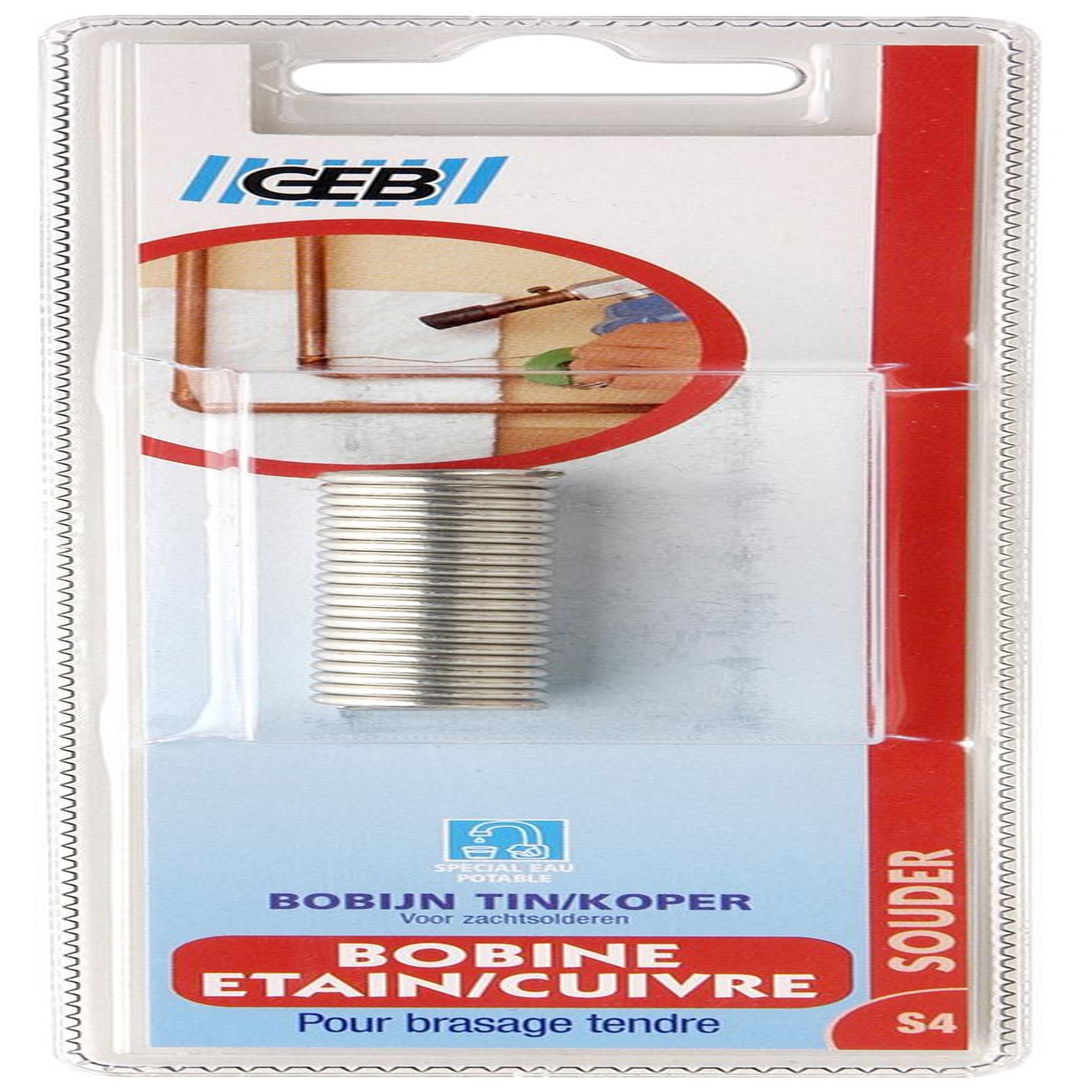 Geb Bobine pour brasure etain / cuivre, 20 g, GEB