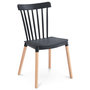 Voir la diapositive 4 : IDIMEX Lot de 4 chaises RAVI de salle à manger design