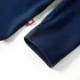 VIDAXL T-shirt enfants manches longues bleu marine 140