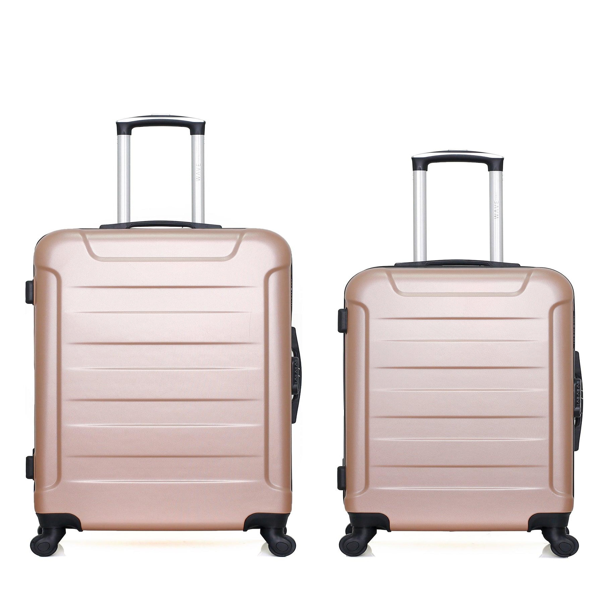 WAVE PARIS Wave paris - lot de 2 - valise grand format et valise weekend elbe