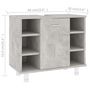 Voir la diapositive 6 : VIDAXL Armoire de salle de bain Gris beton Bois d'ingenierie