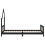 Voir la diapositive 5 : VIDAXL Cadre de lit pour enfants noir 90x200 cm bois de pin massif