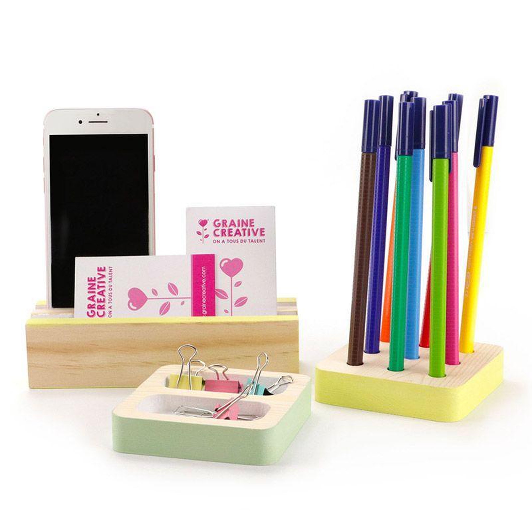 Voir la diapositive 2 : Graine créative Set d'accessoires de bureau 18 x 14 x 4 cm