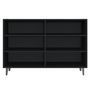 Voir la diapositive 4 : VIDAXL Buffet noir 103,5x35x70 cm bois d'ingenierie