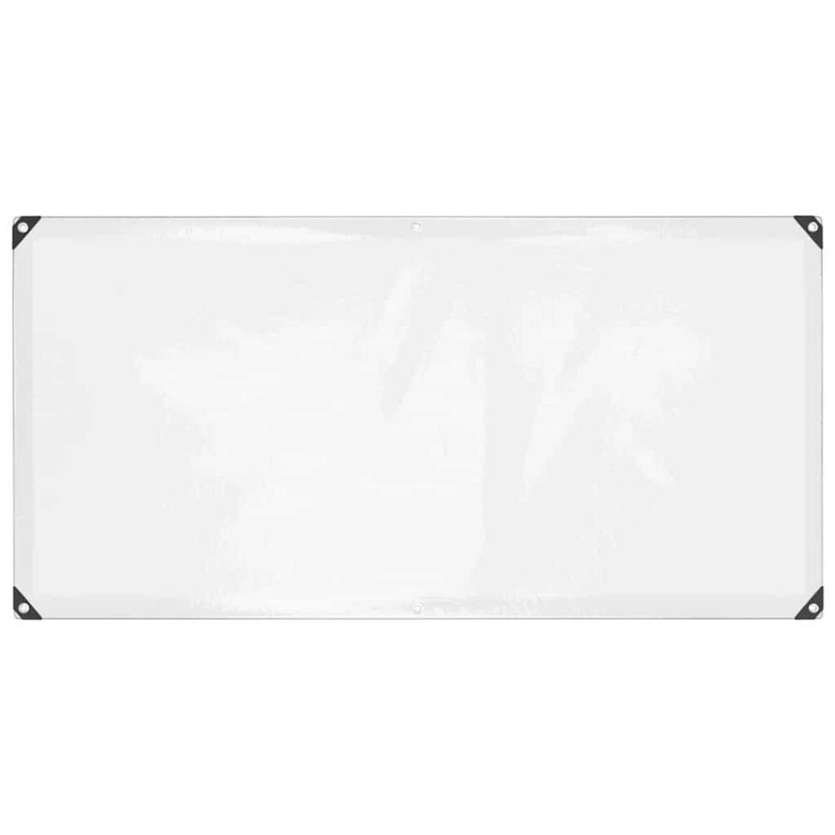 VIDAXL Bache transparente avec œillets 1x2 m polyethylene