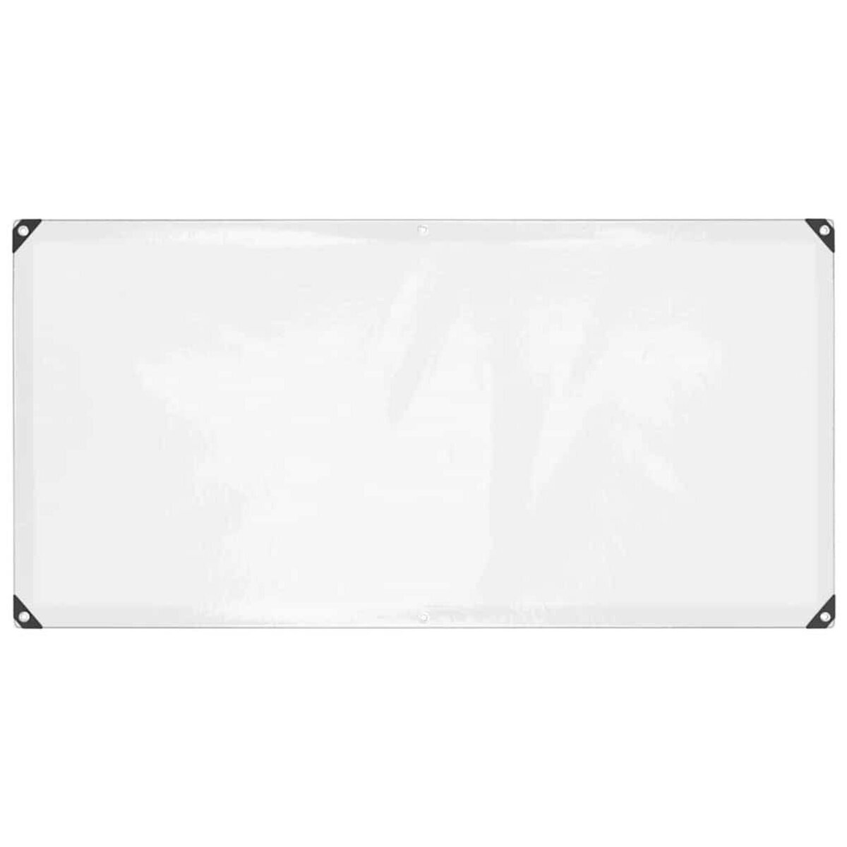 VIDAXL Bache transparente avec œillets 1x2 m polyethylene